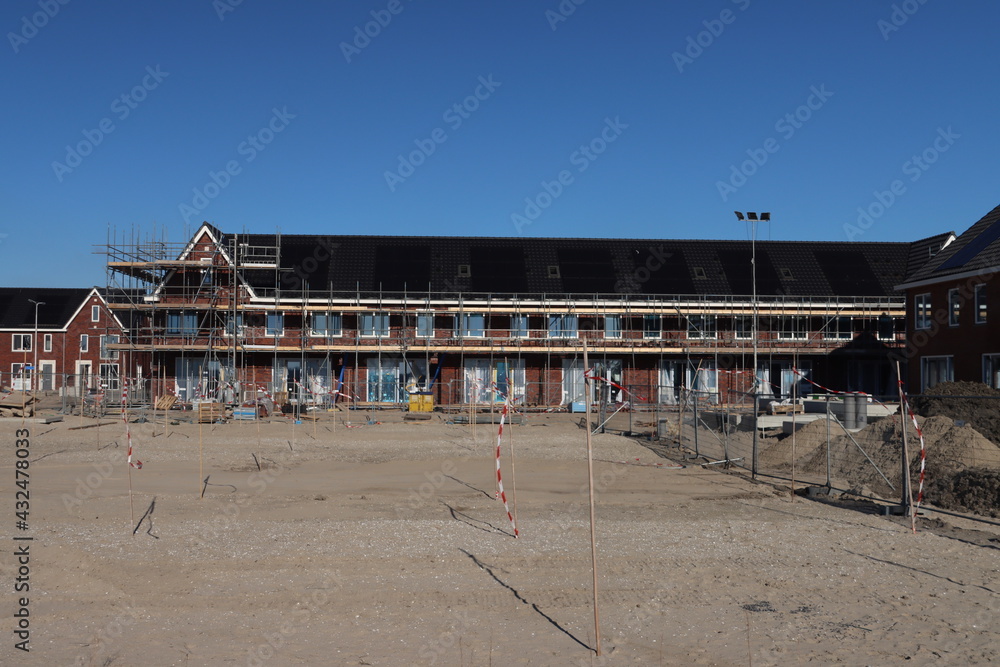 Construction of new residential area Westergouwe