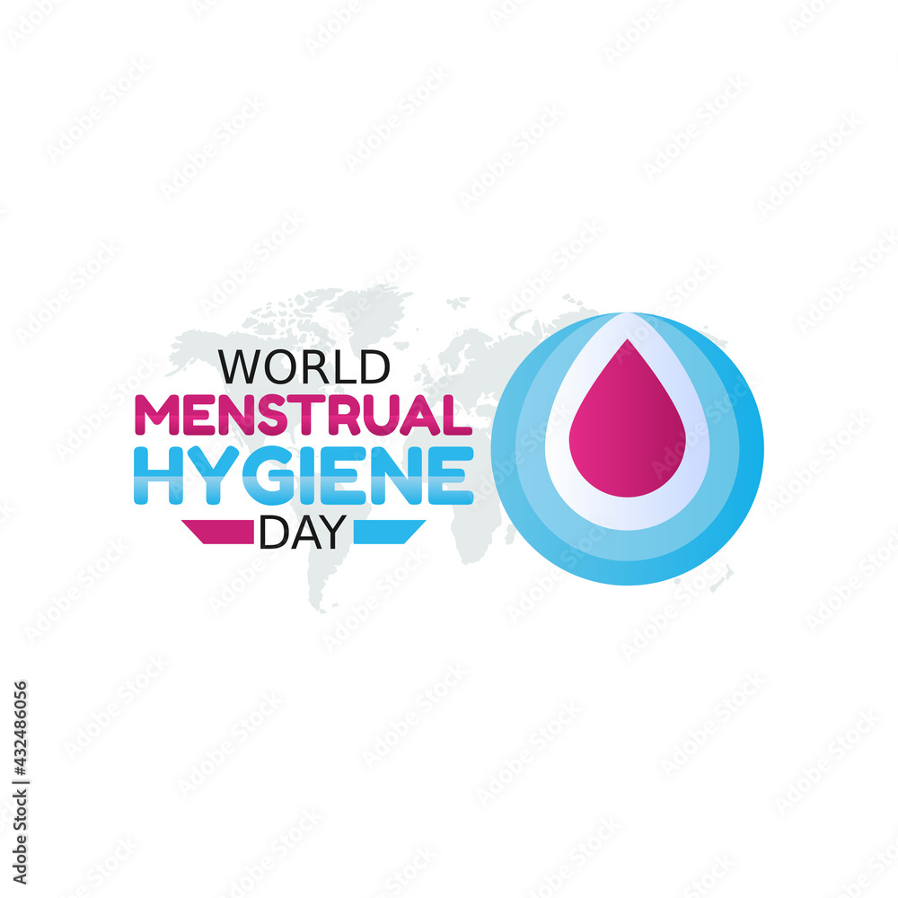 vector graphic of world menstrual hygiene day good for world menstrual  hygiene day celebration. flat design. flyer design.flat illustration. Stock  Vector | Adobe Stock