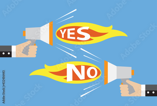 Controversy because of differing opinions yes or no