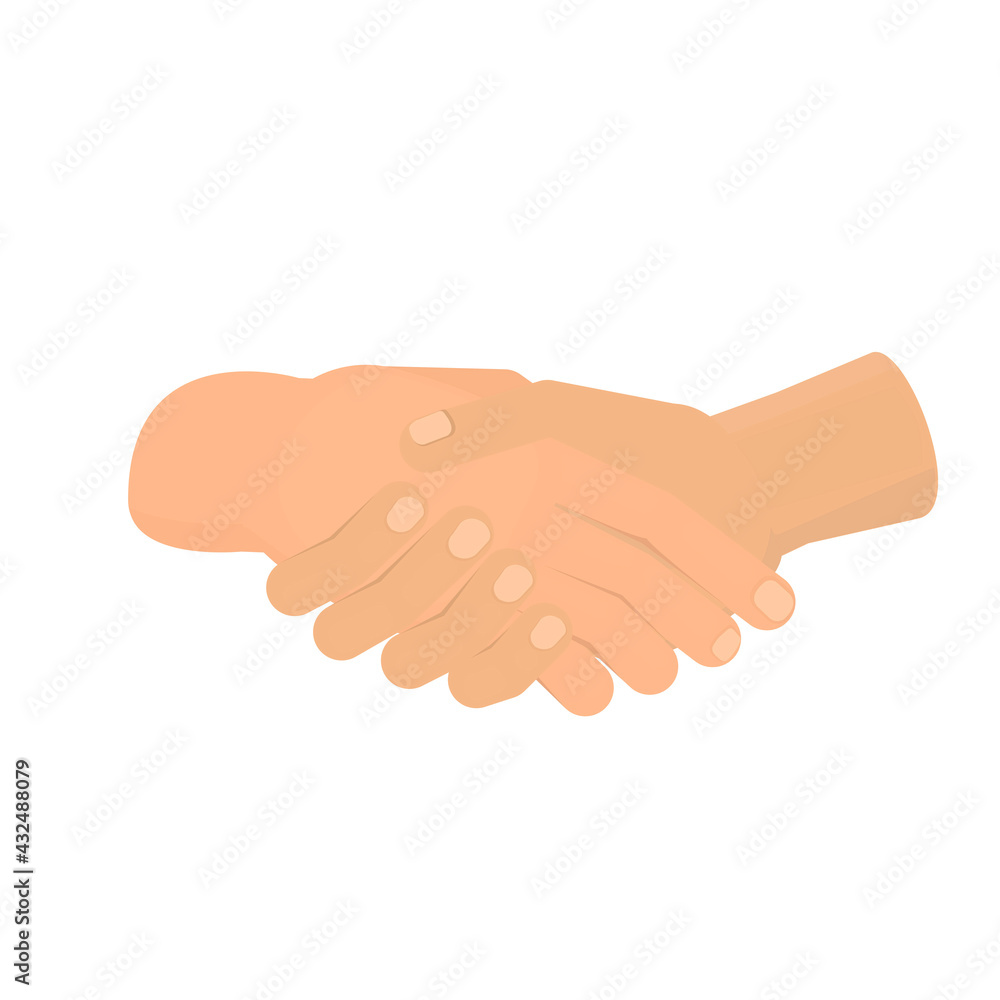 Handshake. Partnership. Hands, vector illustration Handshake. Partnership. Hands, vector illustration