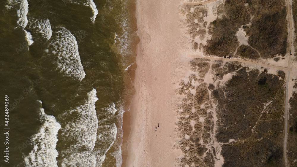 Baltic Sea from above Baltic Sea from above
