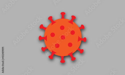 Noble Coronavirus (nCoV). vector illustration 
