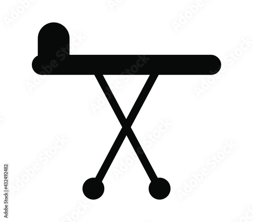 Hospital stretcher icon