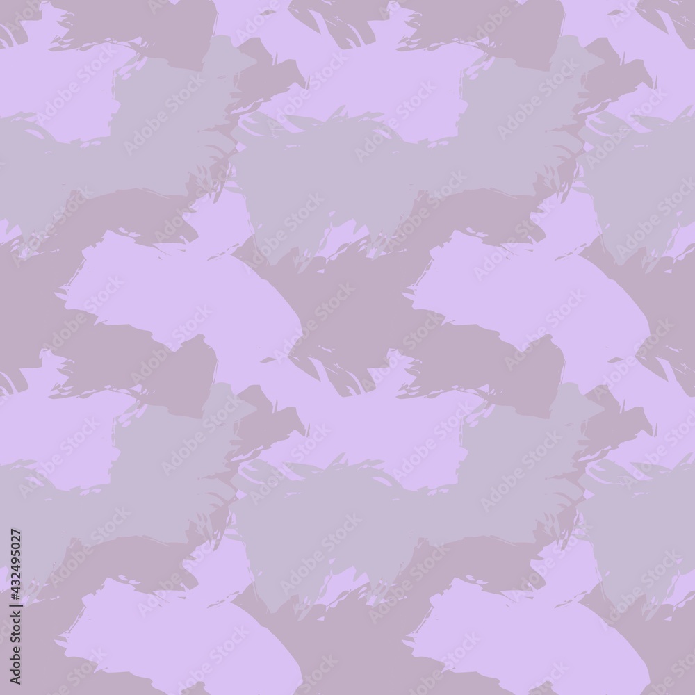 Purple Brush Stroke Camouflage Abstract Seamless Pattern Background Purple Brush Stroke Camouflage Abstract Seamless Pattern Background