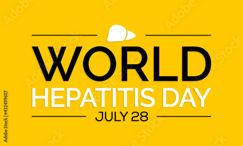 World Hepatitis day is observed every year on July 28, When the liver is inflamed or damaged, its function can be affected and certain medical conditions can cause hepatitis. Vector illustration.