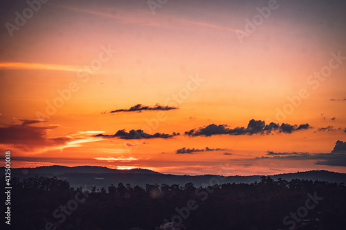 sunset over the mountains © Abilio