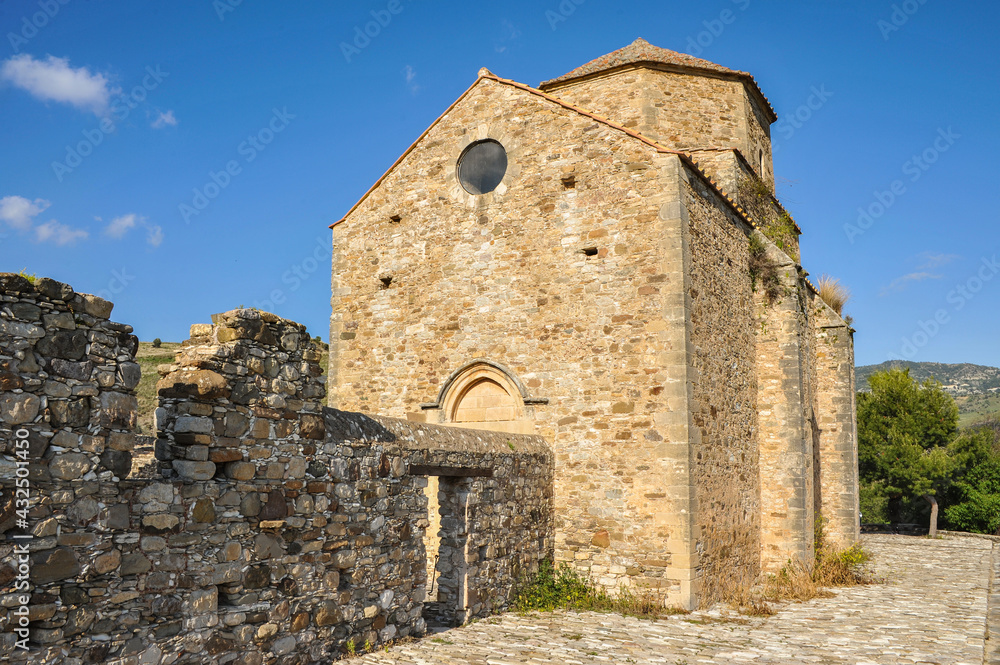 The monastery arose in the 13th century at the confluence of the Sinti River into the Xeros Potamos River. It is a wonderful monument of Cypriot-Venetian architectural style. The monastery arose in the 13th century at the confluence of the Sinti River into the Xeros Potamos River. It is a wonderful monument of Cypriot-Venetian architectural style.