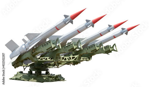 Fotografie Anti-aircraft air defense missiles