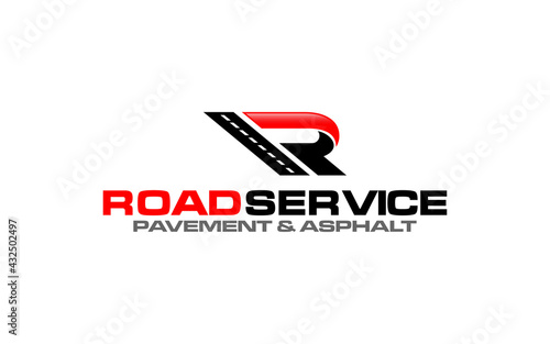 Illustration graphic vector of Asphalt repair, roadwork, pavement logo design template