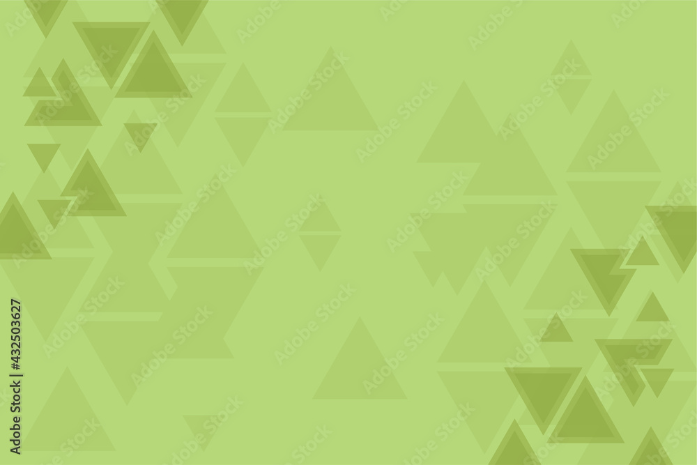 Abstract background, green pattern, symmetrical geometric shapes, vector triangles background, geometry template, banner or layout Abstract background, green pattern, symmetrical geometric shapes, vector triangles background, geometry template, banner or layout