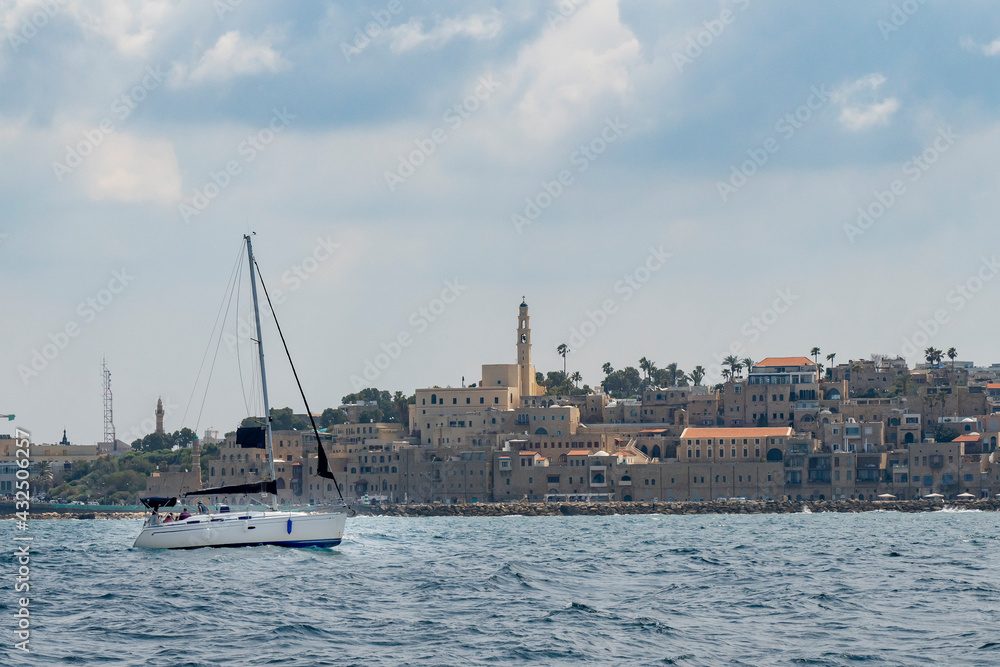 A Boat near Jaffa Port