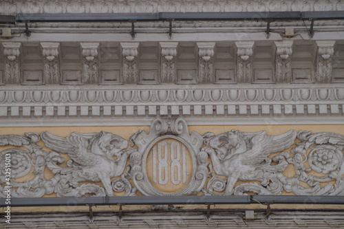 detail of the facade