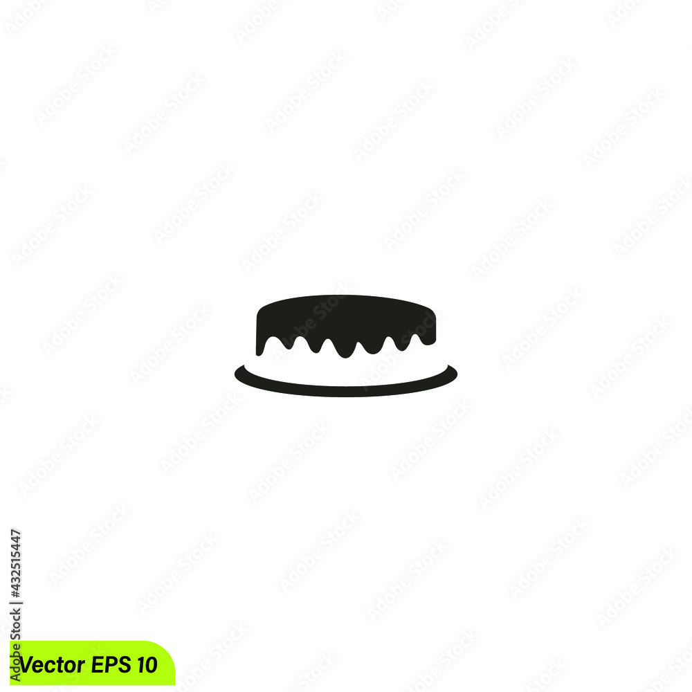 birthday cake icon symbol birthday cake icon symbol