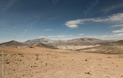 Andes Peru Montanhas Céu Cordilheira