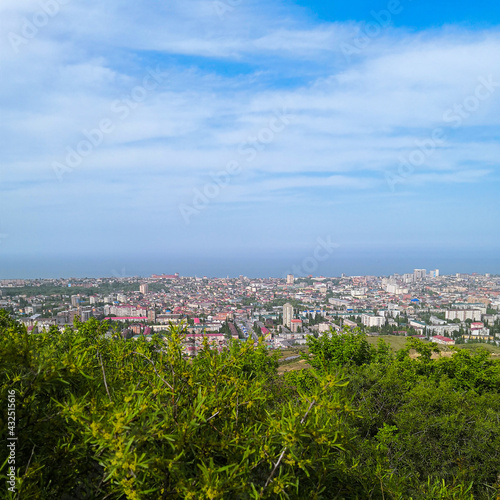 View of Makhachkala from mount Tarkitau