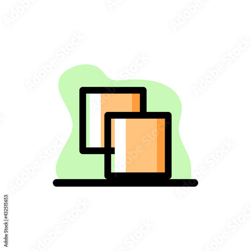Pathfinder Unite Icon Conceptual Vector Design Illustration