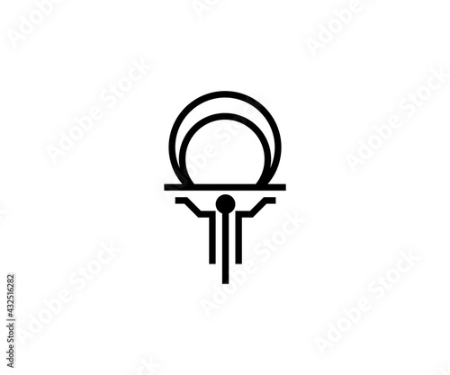Atlas logo icon vector illustration