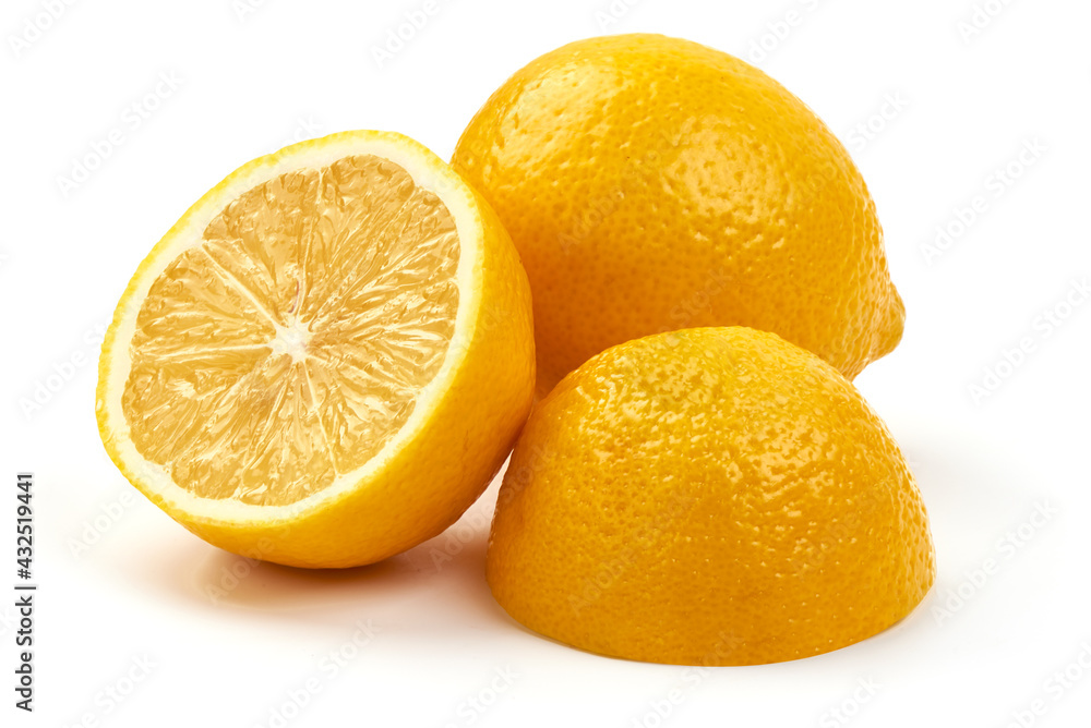 Lemon Citrus, isolated on white background