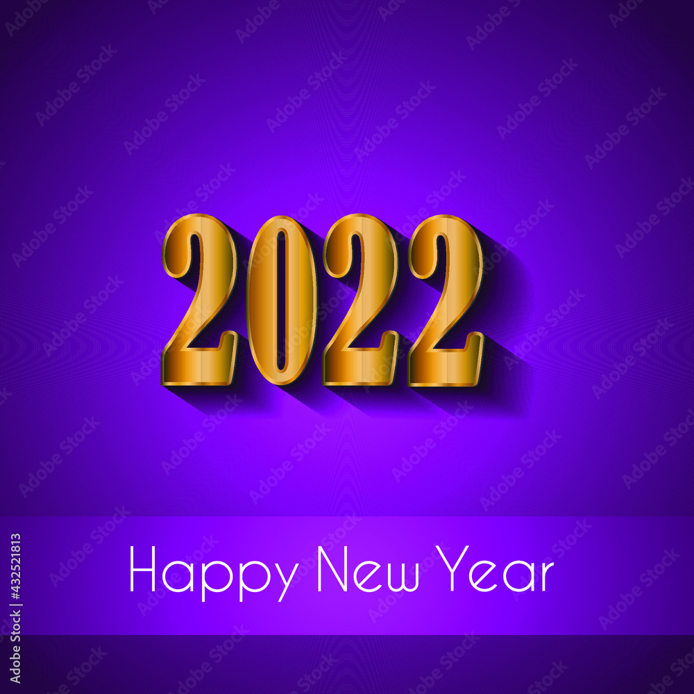 2022 Happy New Year background for your seasonal invitations, festive posters, greetings cards.