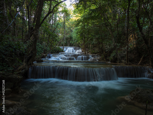 Huay Mae Khamin waterfalls at Srinakarin National Park ,Kanchanaburi © Pandin