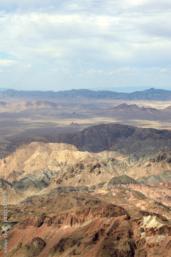 Nevada Desert Aerial View