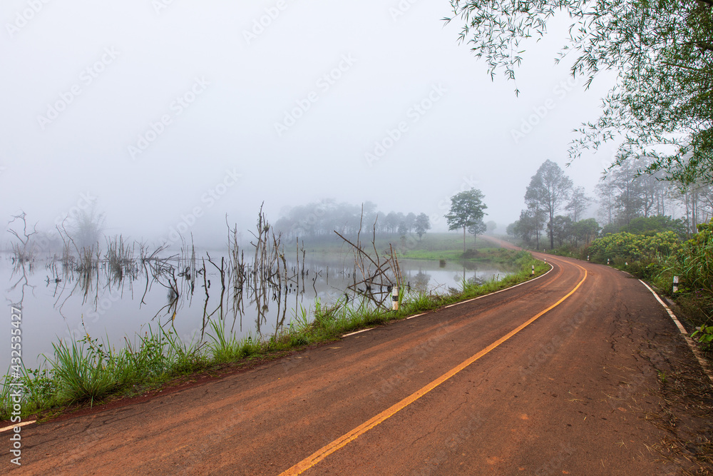 Landscape of Thung Salaeng Luang national park, Phitsanulok province