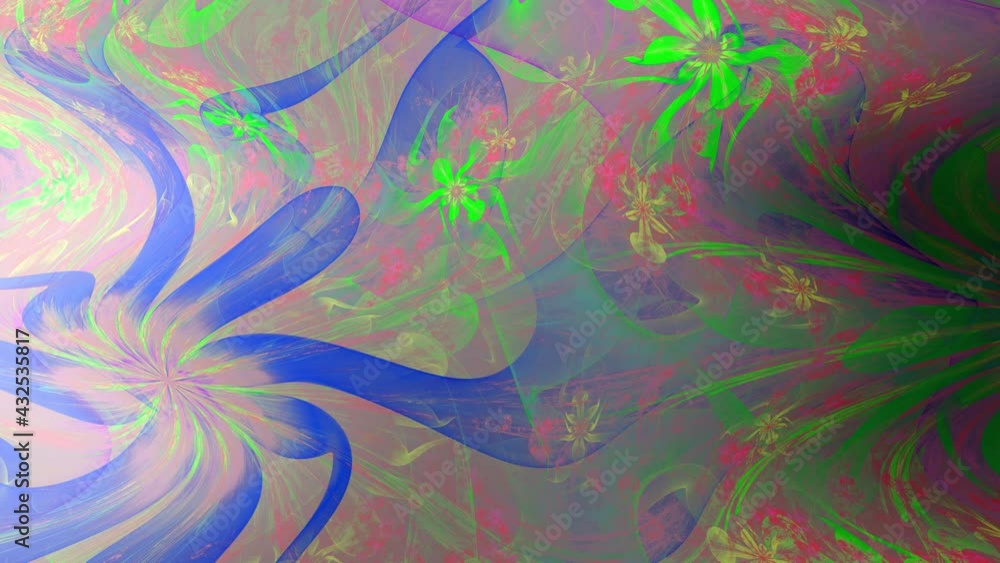 Psychedelic wavy and rippling mesmerizing color changing abstract fractal background with intricate changing and twisting space flowers and stars in ghastly grey glowing colors Psychedelic wavy and rippling mesmerizing color changing abstract fractal background with intricate changing and twisting space flowers and stars in ghastly grey glowing colors