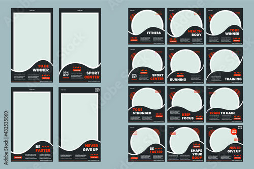 Social Media Template Posts for your business, Instagram template