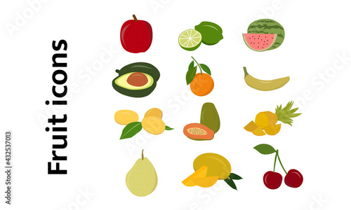 fruit icons