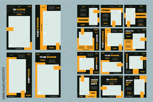 Social Media Template Posts for your business, Instagram template