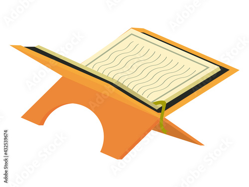 quran book open