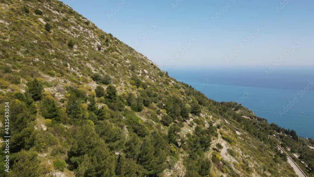 vue aérienne de la Côte d'Azur - France vue aérienne de la Côte d'Azur - France
