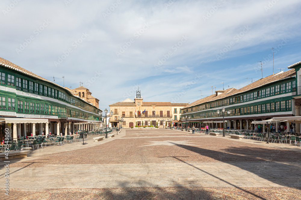 Main Square of Almagro, province of Ciudad Real, Spain