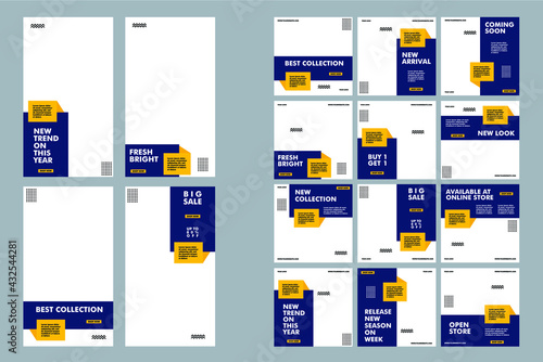 Social Media Template Posts for your business, Instagram template