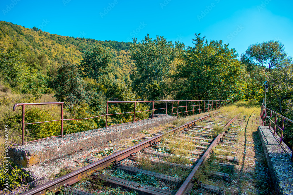 railway in the countryside railway in the countryside
