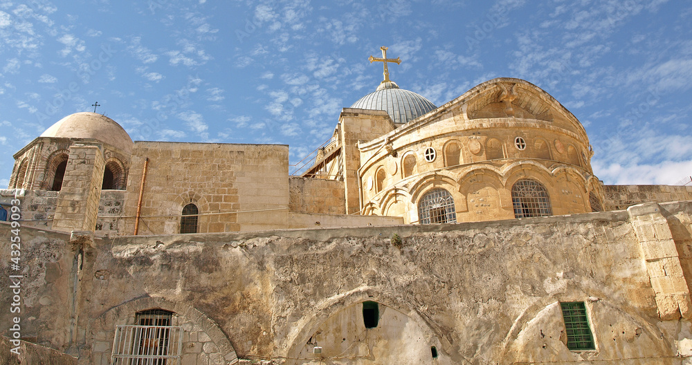 Exterior of the Church of the Holy Sepulchre, Jerusalem