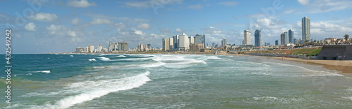 Tel Aviv Coastline and the Mediterranean Sea © Paula