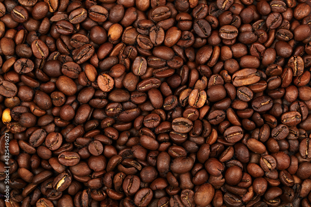 Fototapeta premium Coffee beans background