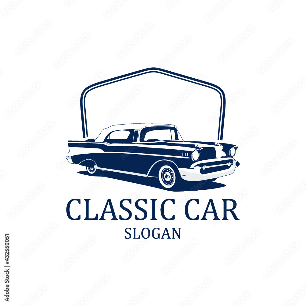 Classic car logo 5 vector Classic car logo 5 vector