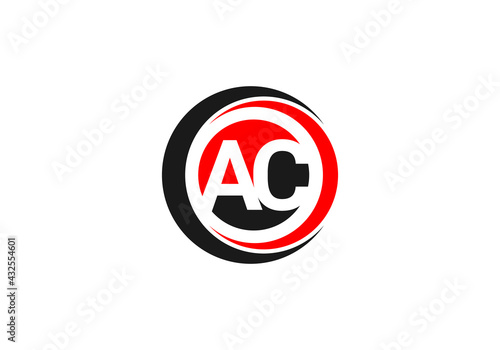 this creative and unique latter AC logo design Free Download this creative and unique latter AC logo design - GFXLoad