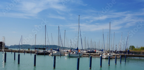 Beautiful landscape on Lake Balaton	