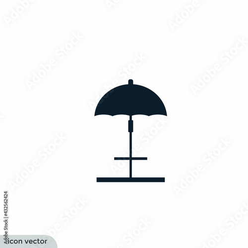 umbrella icon parasol symbol 