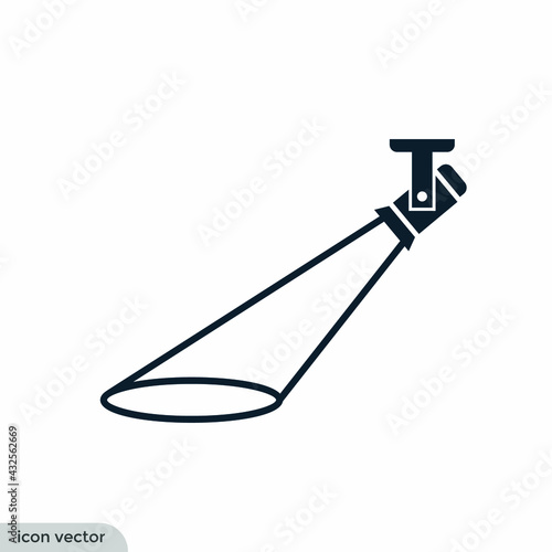 spotlight icon vector