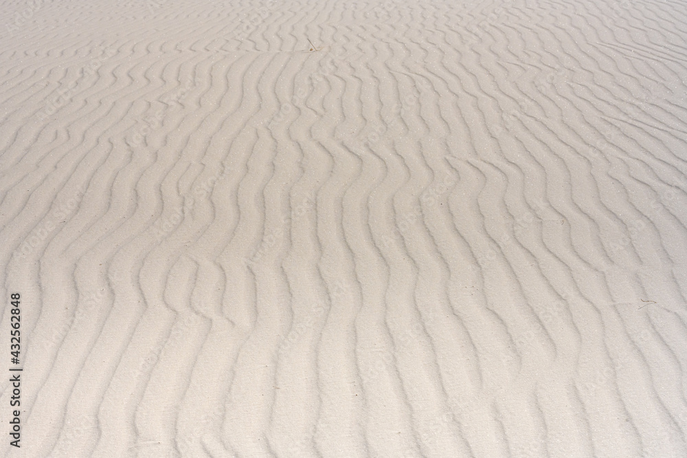 Ripples In White Sand Dune Texture Ripples In White Sand Dune Texture