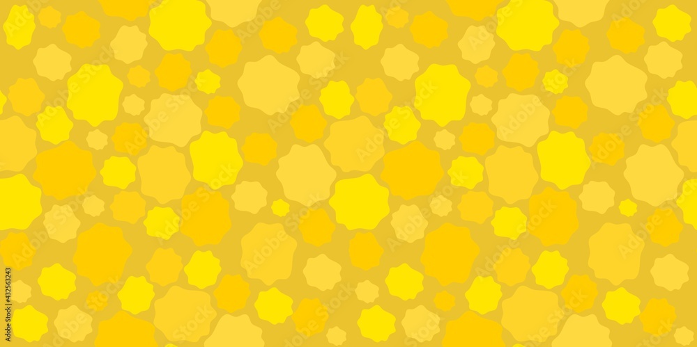Abstract background of figures of indefinite shape and different shades of yellow, orange and brown for textiles and paper Abstract background of figures of indefinite shape and different shades of yellow, orange and brown for textiles and paper