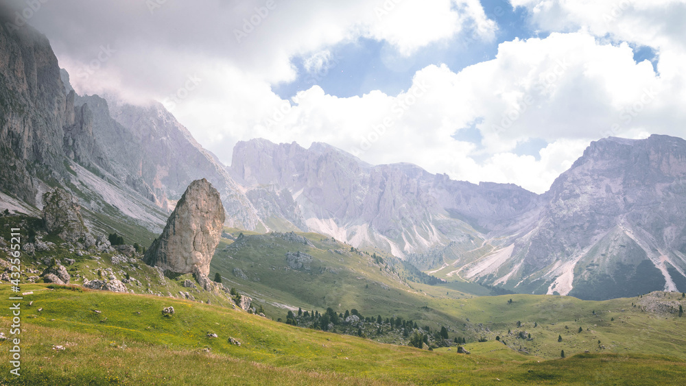 The unique cliff of Seceda - The Dolomites - South Tyrol