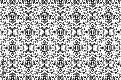 Abstract Geometric Seamless Pattern Background