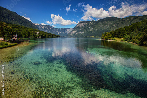 Lake Bohinj in Slovenia 