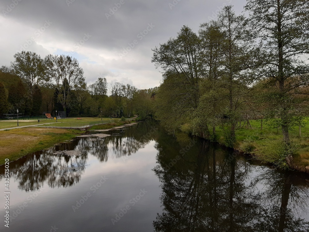 Río Magdalena en el área recreativa de su mismo nombre en Vilalba, Galicia