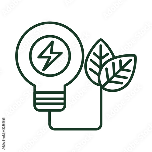bioenergy bulb icon